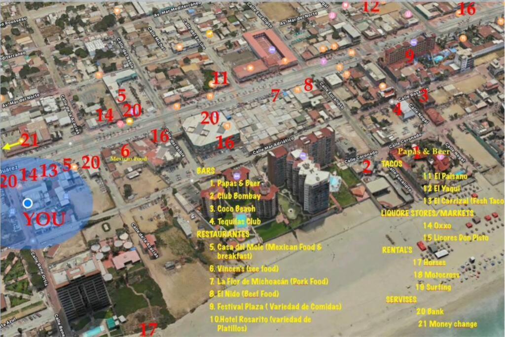 Lovely 1 Downtown Studio Rosarito Extérieur photo